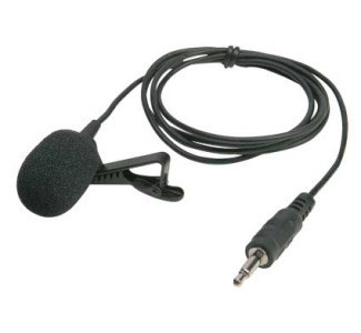 Califone LM319 Electret Lapel Microphone for the M319 belt pack transmitter