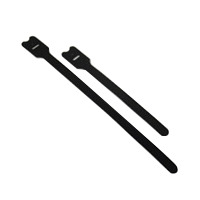 C2G 10Pk 12" Hook & Loop Screw Mountable Cable Ties