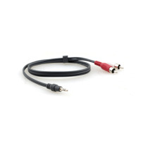 Kramer Electronics C-A35M/2RAM-35 3.5mm Stereo Audio to two RCA (Male - Male)
