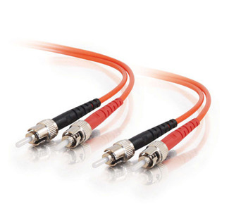 Cables To Go Fiber Optic Duplex Patch Cable - 13.12ft - Orange