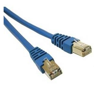 Cables To Go Cat5e STP Patch Cable 10 ft - Blue