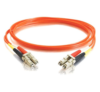 Cables To Go Fiber Optic Duplex Patch Cable - 6.56 ft - Orange