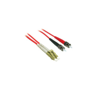 Cables To Go Fiber Optic Patch Cable (LC/ST) 6.56 ft - Red