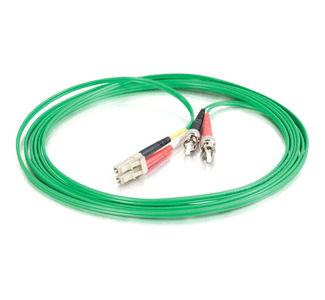 Cables To Go Fiber Optic Patch Cable (LC/ST) 6.56 ft - Green