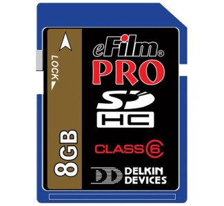 Delkin 8GB PRO SDHC Card (Class 6) -150x