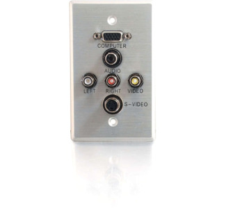 Cables To Go Audio/Video Faceplate