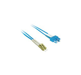 Cables To Go Fiber Optic Duplex Patch Cable - (LC/SC) 1M BLue