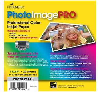 Promaster PhotoImage PRO Pearl Inkjet Paper - 11