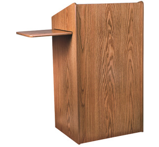 Oklahoma Sound 600 Aristocrat Floor Lectern Non Sound - Medium Oak