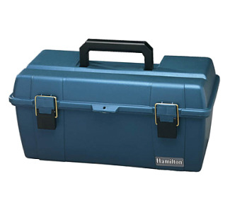 Hamilton Buhl LCP3175 Small Plastic Carrying Case for Listening Centers (Blue)