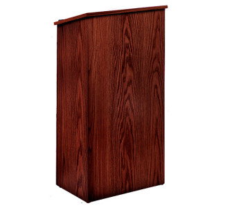 Oklahoma Sound 222 Full Floor Lectern Non Sound - Mahogany