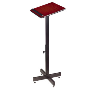 Oklahoma Sound 70 Portable Adjustable Height Presentation Lectern Non Sound  - Mahogany