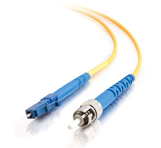Cables To Go Fiber Optic Simplex Patch Cable (LC/ST M) 65.62 ft, Yellow
