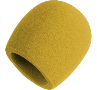 Shure A58WS Yellow Foam Microphone Windscreen