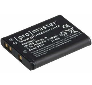 Promaster EN-EL19 Lithium Ion Replacement Battery for Nikon