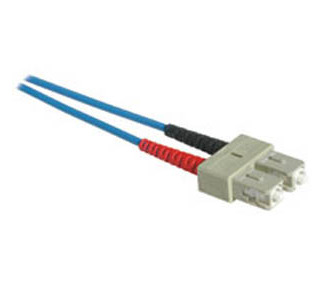Cables To Go Fiber Optic Duplex Patch Cable SC/SC 16.4ft Blue