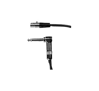 Shure WA304 Right Angle Guitar Cable -XLR-F to 6.35mm-M,  2ft 