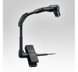 Shure BETA 98H/C Clip On Cardioid Condenser Instrument Microphone with Shock Mount and Attached Preamp