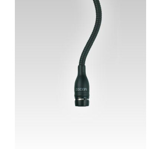 Shure MX202B/N Mini Condenser for Overhead Miking In-Line Preamp w/ XLR Microphone Stand Adapter No Cartridge (Black)