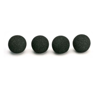 Shure RPM316 4-Pack PopperStopper Snap-Fit Foam Windscreens For BETA54 (Black)