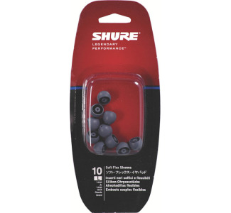 Shure EASFX1-10L Large Soft Flex Sleeves for SCL4 and SCL5 Earphones (5 Pair)