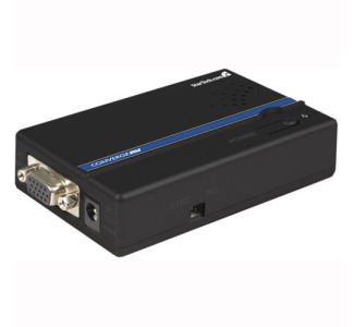 StarTech.com High Resolution VGA to Composite (RCA) or S-Video Converter - PC to TV