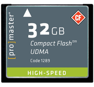 ProMaster 32GB 700x High Speed Compact Flash Memory Card