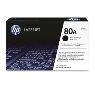 HP 80A Toner Printer Cartridge - Black