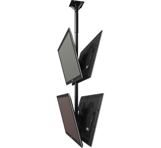 CRIMSONAV C2K55DV QUAD Screen Ceiling Mounted Monitor System with VESA Interface up to 400x400mm Mounting Patterns