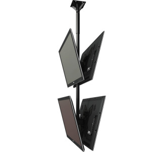 Crimsonav C2k55dv Quad Screen Ceiling Mounted Monitor System With Vesa Interface Up To 400x400mm Mounting Patterns