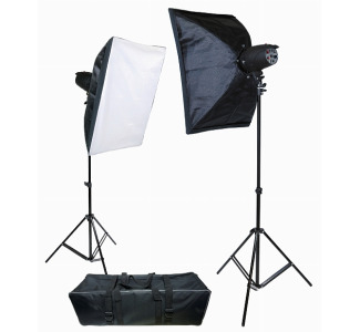 Promaster P180 Manual Control 2-Light Studio Kit 