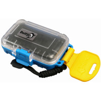 Dolfin Box 5010 - Clear/Blue 5.2"x3.9"x1.62"ext dim - Waterproof 80ft