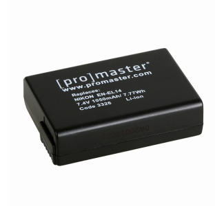 Promaster EN-EL14 XtraPower Lithium Ion Replacement Battery for Nikon 