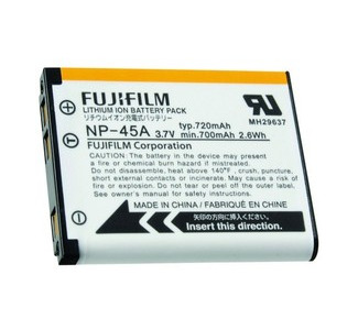 Fuji NP-45A Rechargable Lith-Ion Battery 