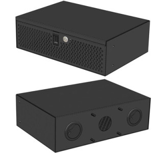 VFI LB3 Lockbox for Codecs & Electronics Mounts
