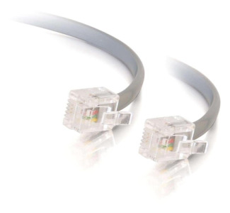 C2G 75ft RJ11 Modular Telephone Cable