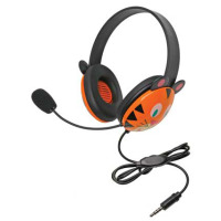 Califone 2810-TTI List. First Headphones Tiger Motif, with Mic 3.5mm To-Go Plug