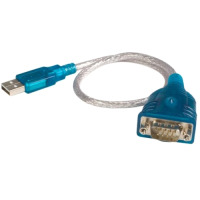 ICUSB232V2 StarTech 1-Port USB to RS232 DB9 Male to Male Serial Adapter Cable