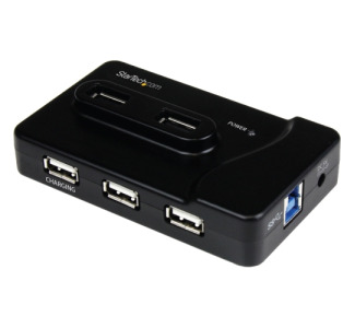 StarTech.com 6 Port USB 3.0 / USB 2.0 Combo Hub with 2A Charging Port - 2x USB 3.0 & 4x USB 2.0