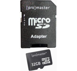 Promaster  Performance Micro SD 32GB Card