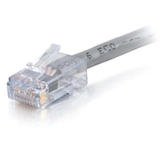 10ft Cat6 Non-Booted Network Patch Cable (Plenum-Rated) - Gray