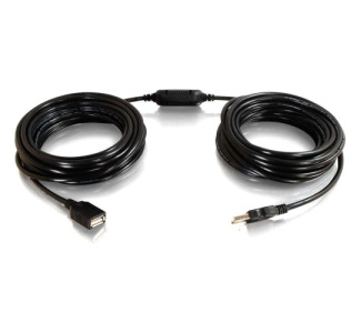 C2G 25ft USB A Male to Female Active Extension Cable (Center Booster Format)