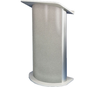  AmpliVox Sound Systems SN3125 Curved Color Panel Lectern (Grey Granite)