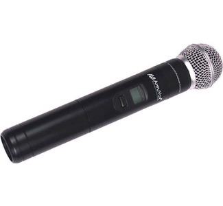  AmpliVox Sound Systems S1695 UHF-Wireless Handheld Mic with Built-In 16-Channel Transmitter (584 to 608 MHz)