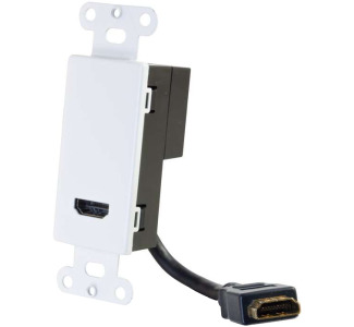 Cables 2 Go HDMI Pass Through Decora Style Wall Plate