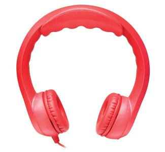 Hamilton KIDS-RED Flex-Phones 3.5mm Stereo Plug - Red