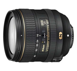 Nikon 16-80mm f/2.8-4E AF-S ED VR Lens w/HB-75 Hood ( Uses 72mm Filters )