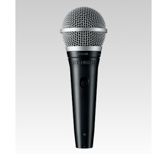 Shure PGA48-XLR Microphone Cardioid Dynamic (XLR-XLR Cable)