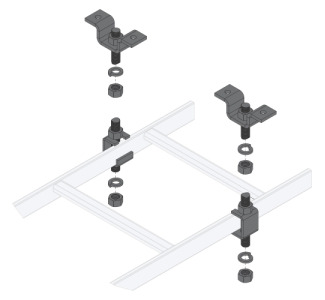 Middle Atlantic Products CLH-5/8CHK Mounting Bracket