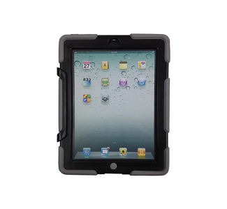 Dukane 185-3A2 Heavy Duty Case for iPad Air 2 with Built in Screen Protector - Black